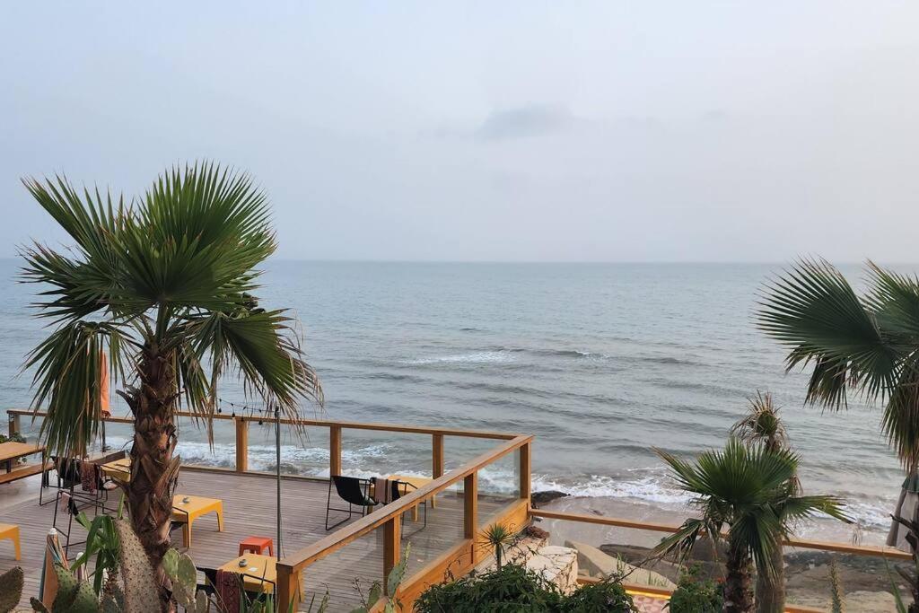 Superbe Appartement Pied Et Vue Sur Mer Taghazout Esterno foto